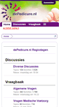 Mobile Screenshot of depedicure.nl
